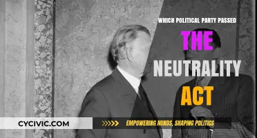 The Neutrality Act: Which Political Party Championed Its Passage?