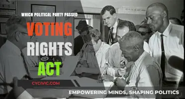The Voting Rights Act: Which Political Party Championed Its Passage?
