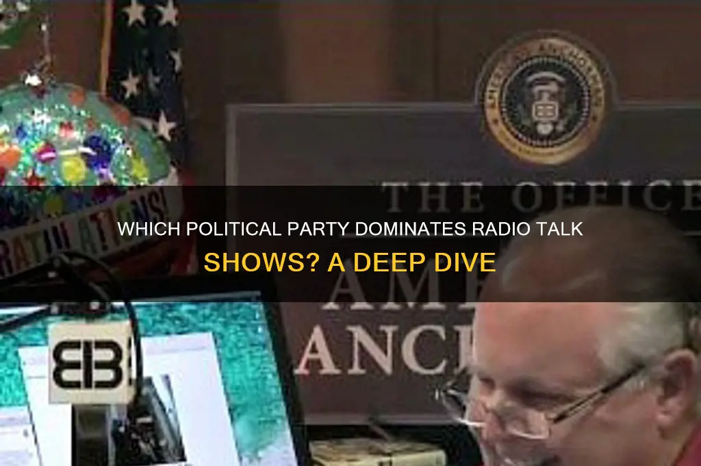 which political party radio talk