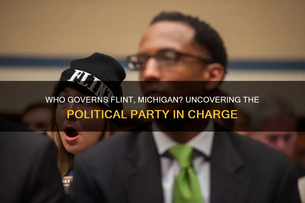 which political party runs flint michigan