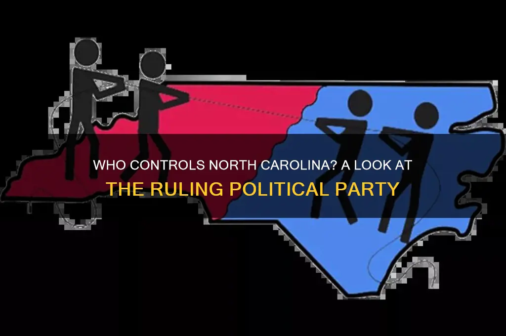 which political party runs north carolina