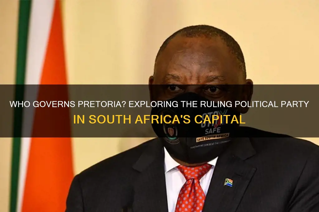 which political party runs pretoria