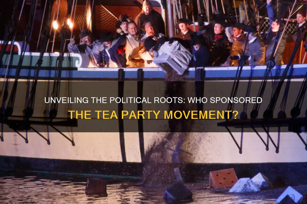 which political party sponsored the tea party