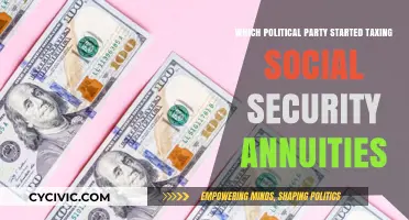 Which Party Initiated Social Security Annuity Taxation: A Historical Overview