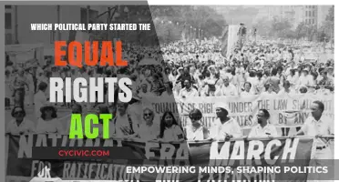 The Origin of the Equal Rights Act: Which Party Led the Charge?