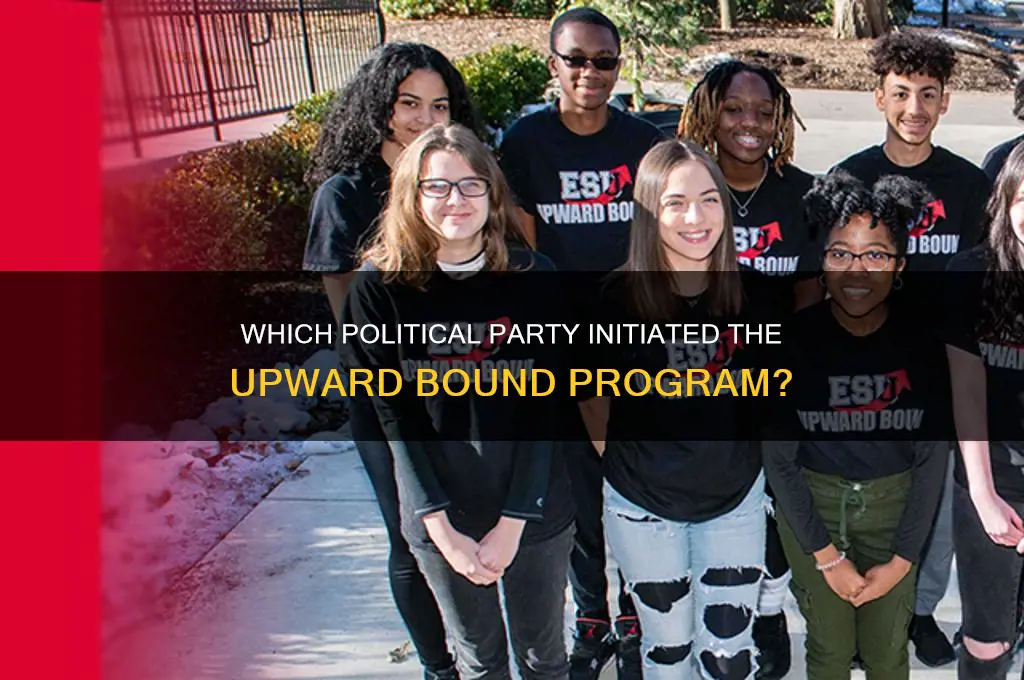 which political party started the upward bound program programs