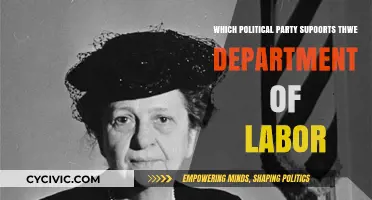 Which Political Party Backs the Department of Labor?