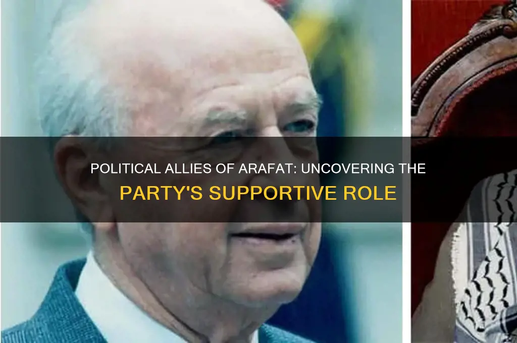 which political party supported arafat