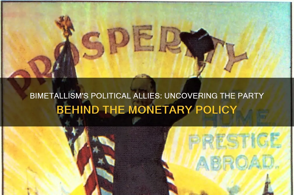 which political party supported bimetallism