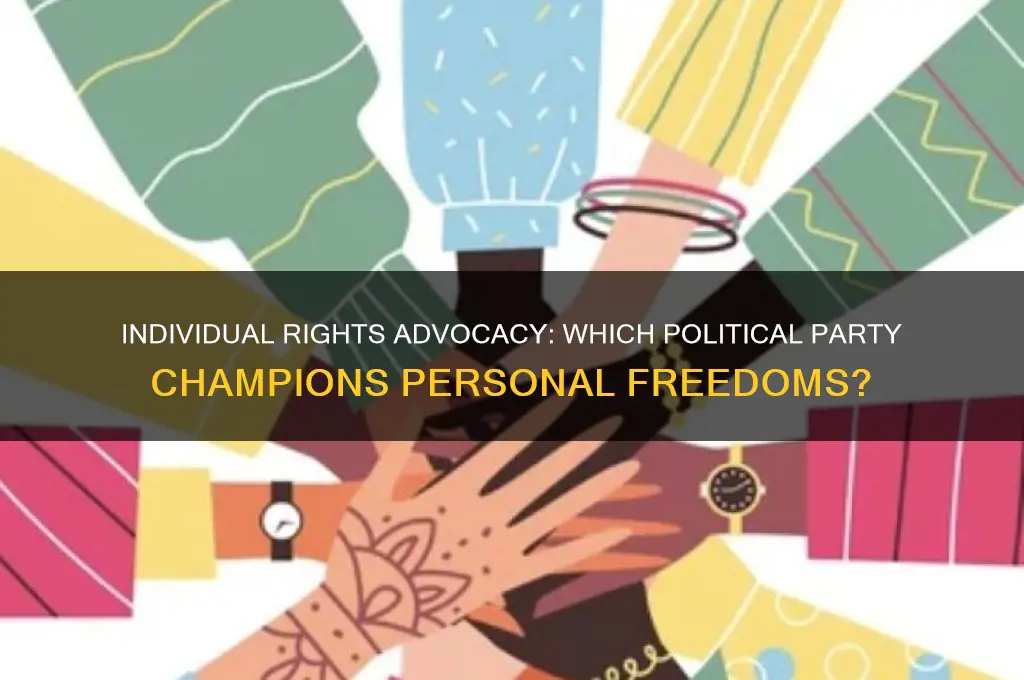 which political party supported individual rights