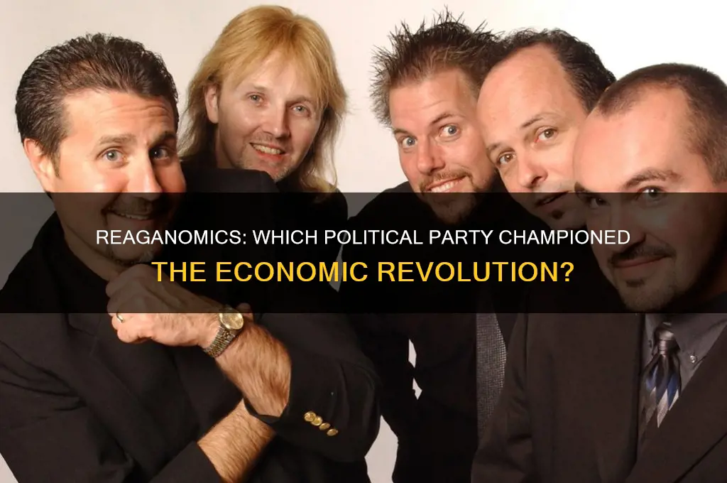 which political party supported reaganomics