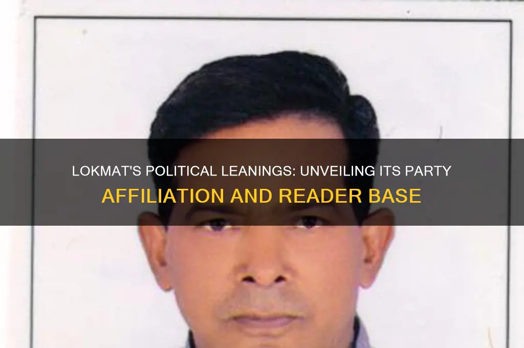which political party supporter is lokmat newspaper