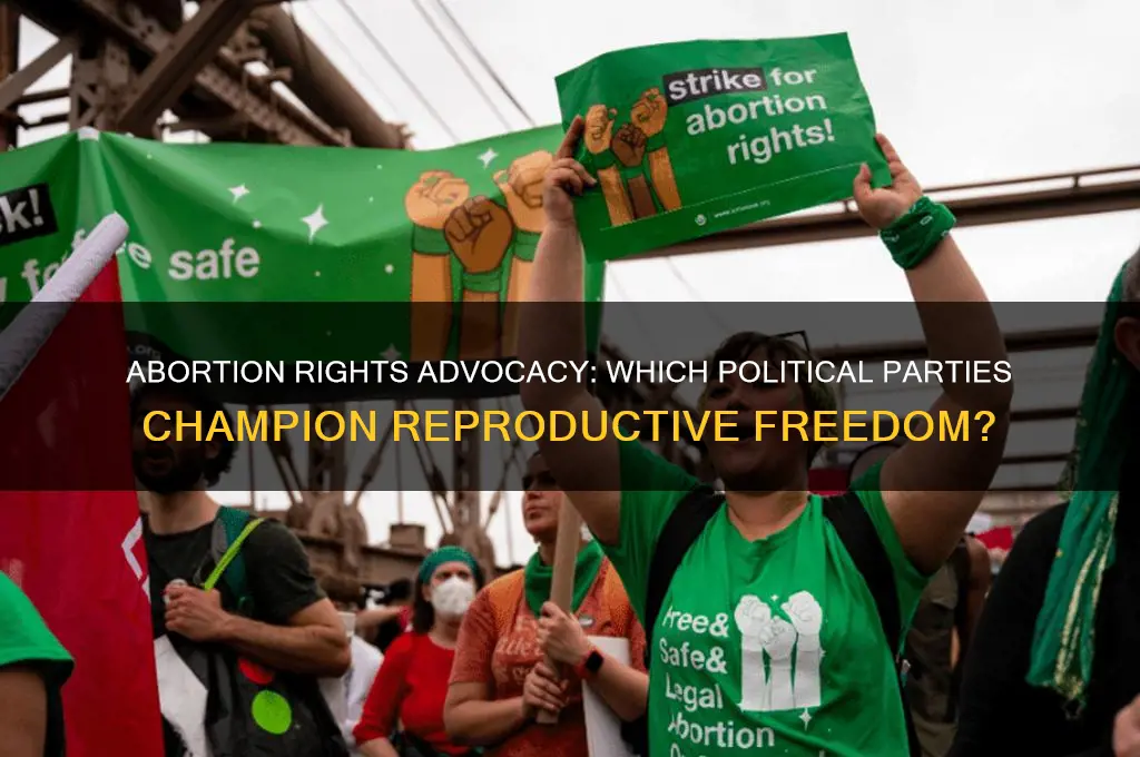 which political party supports abortion rights