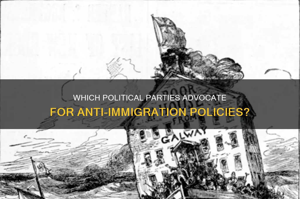 which political party supports anti immigration