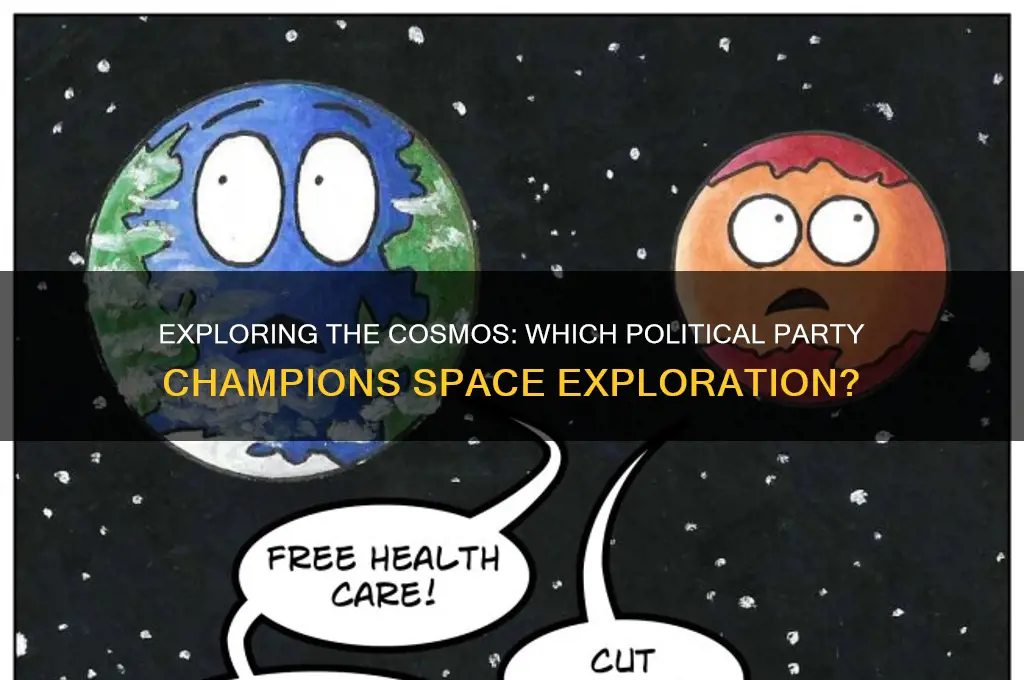 which political party supports space exploration