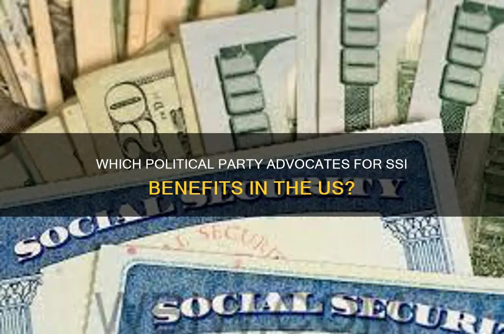 which political party supports ssi