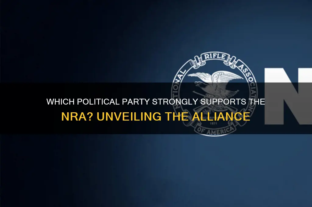 which political party supports the nra