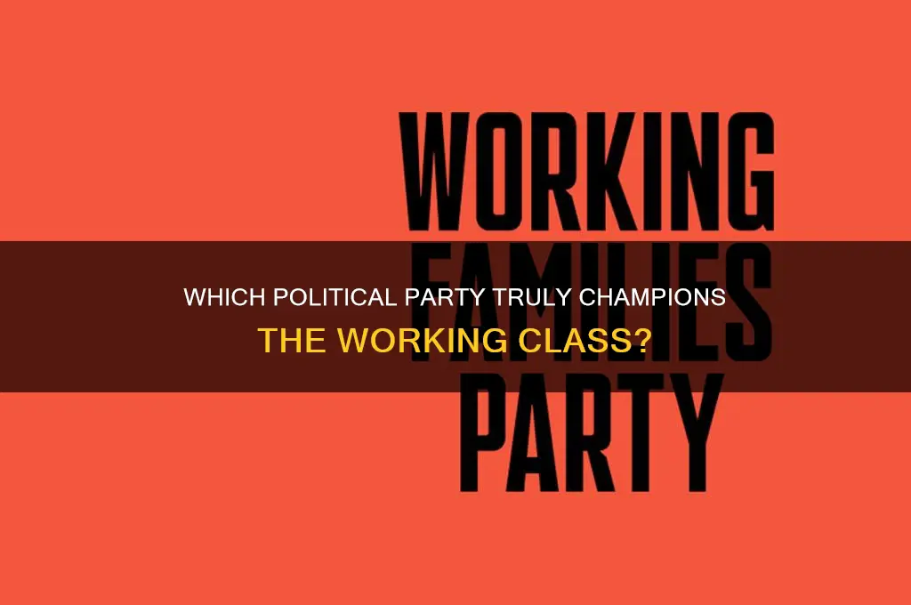 which political party supports the working class