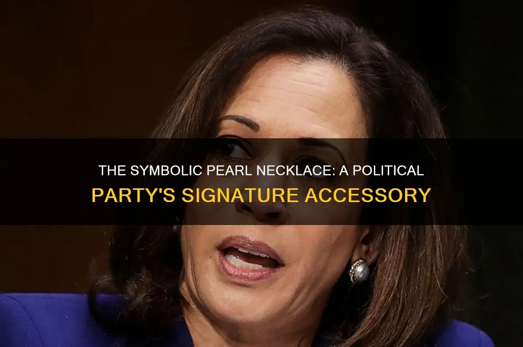 which political party symbolic pearl necklace