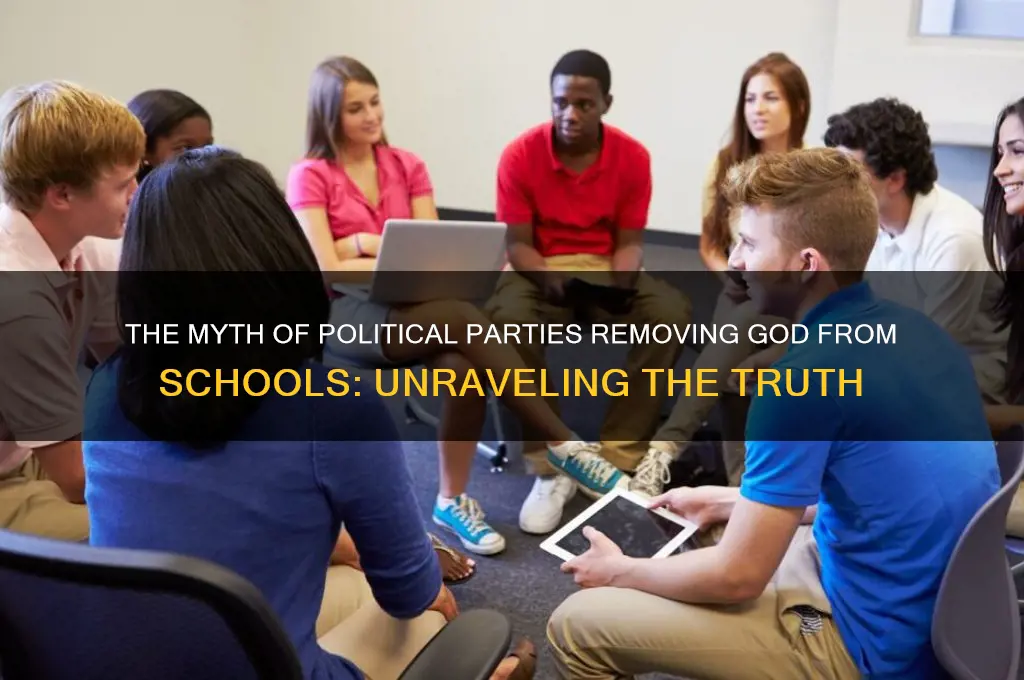 which political party took god out of schools