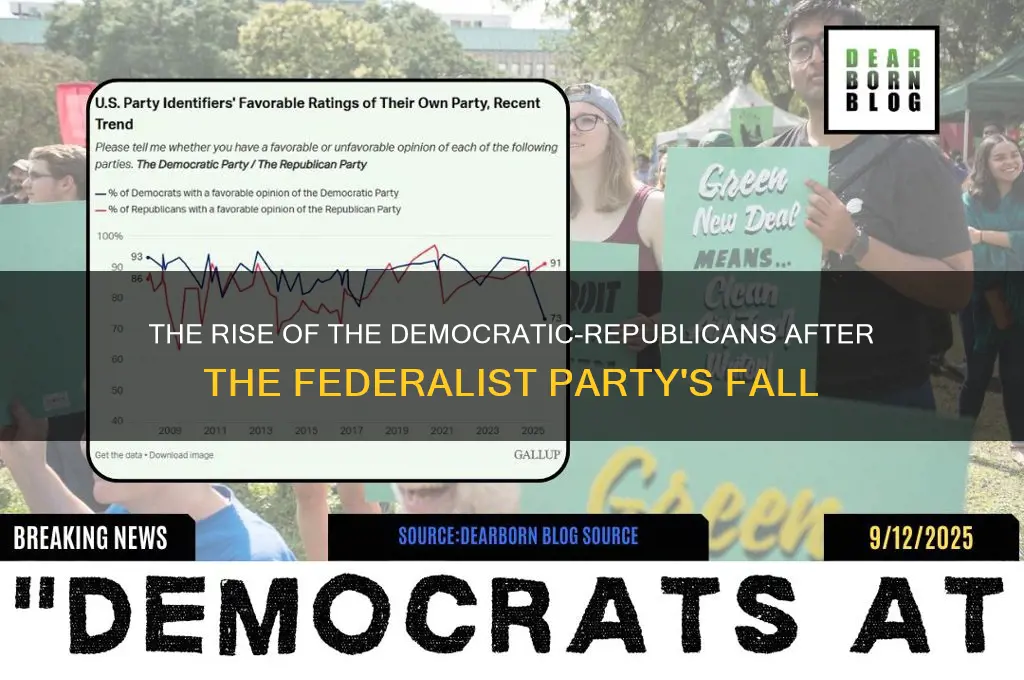 which political party took over from the defunct federalist party