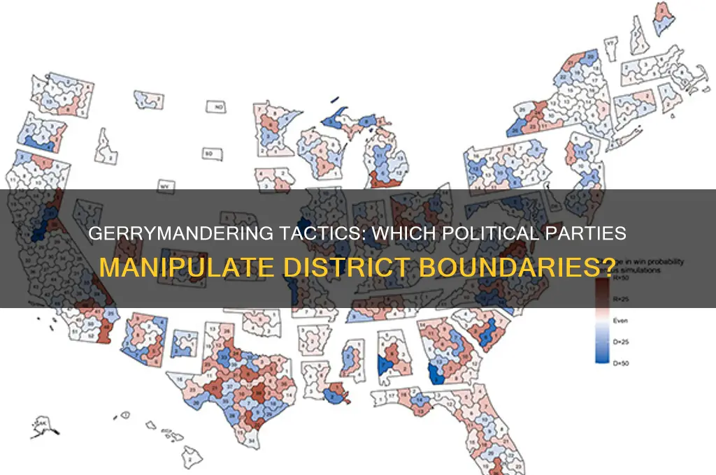 which political party uses gerrymandering