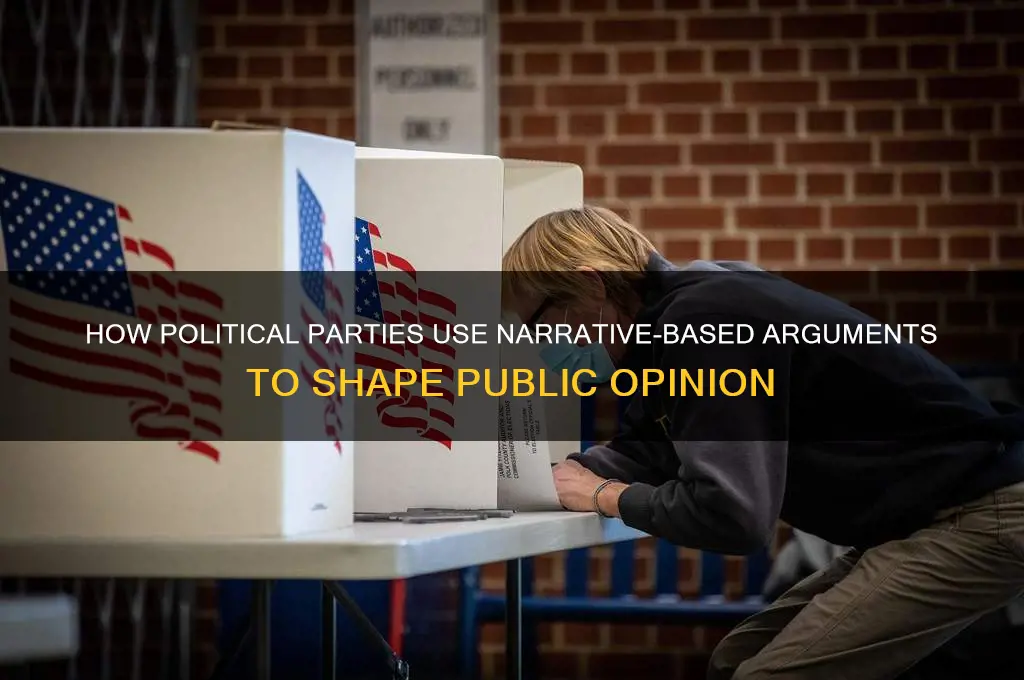 which political party uses narrative based arguments