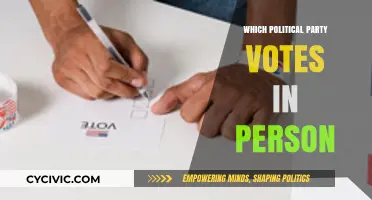 In-Person Voting Trends: Which Political Party Prefers the Polls?