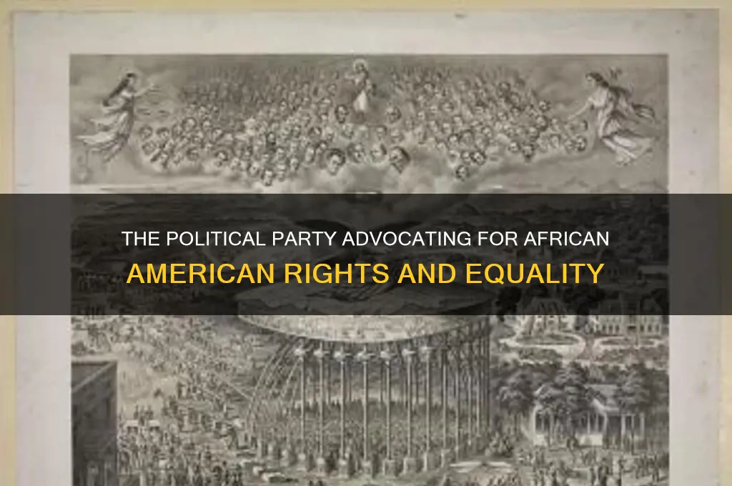which political party wanted to help african americans