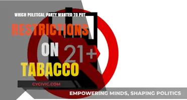 Which Political Party Pushed for Tobacco Restrictions? A Historical Overview