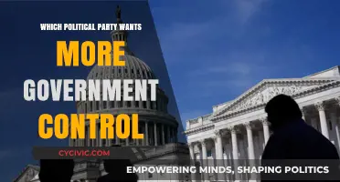 Which Political Party Advocates for Increased Government Control?