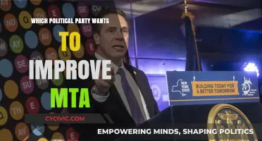 Which Political Party Prioritizes MTA Improvements in Their Agenda?