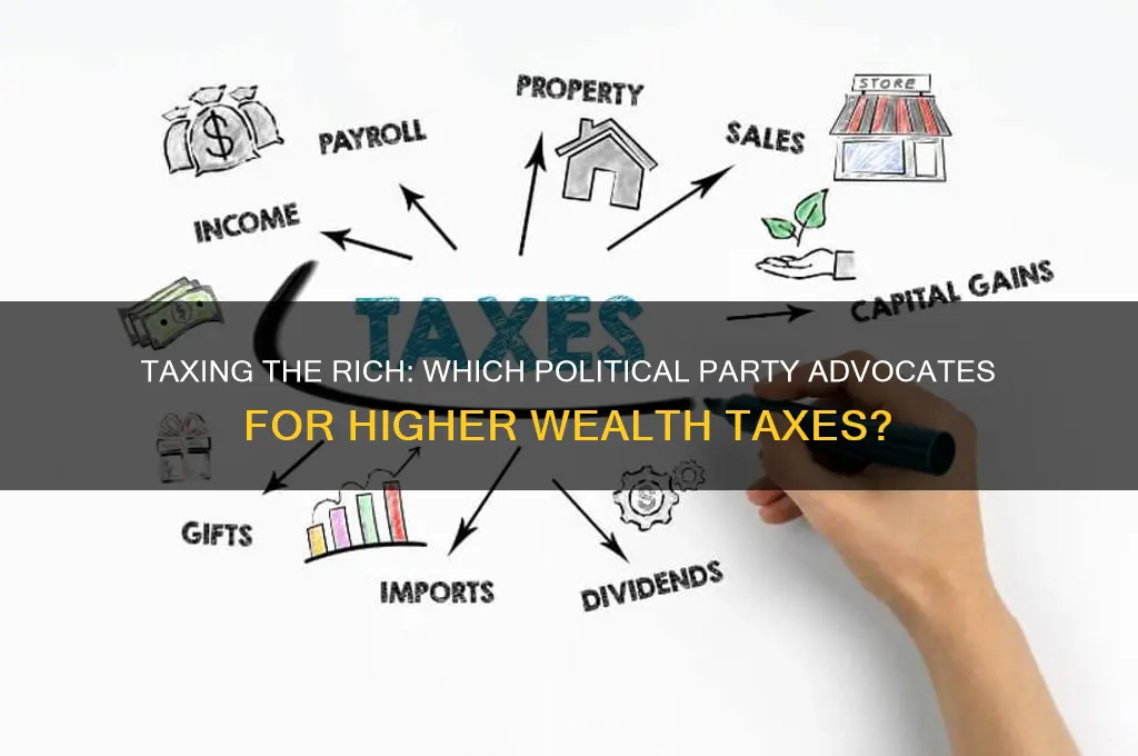 which political party wants to tax the rich