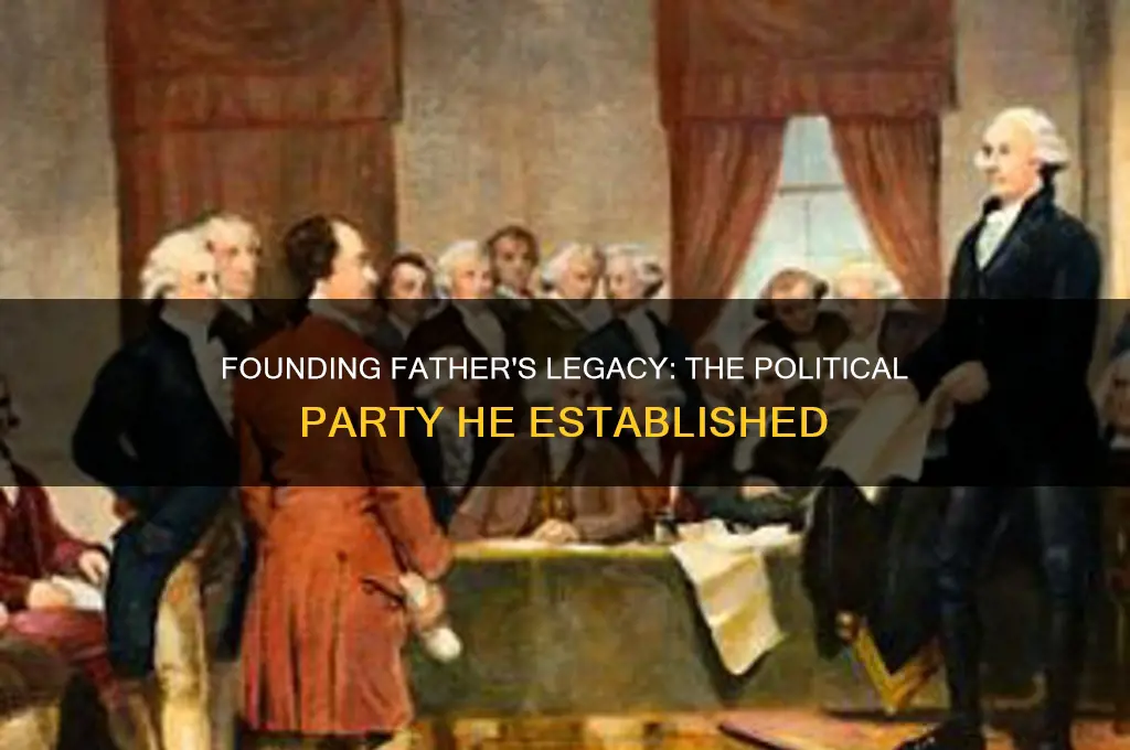 which political party was founded by a founding father