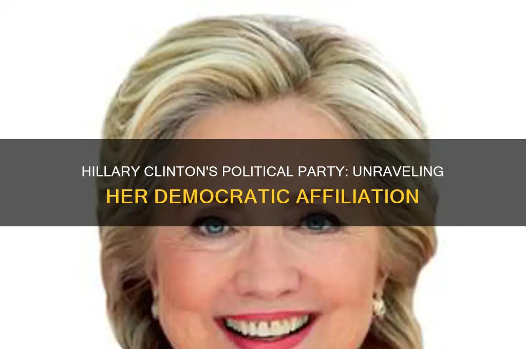 which political party was hilary clinton