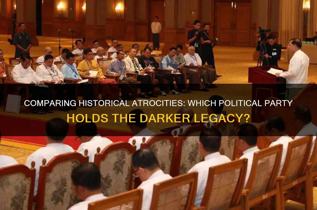 which political party was historically more evil