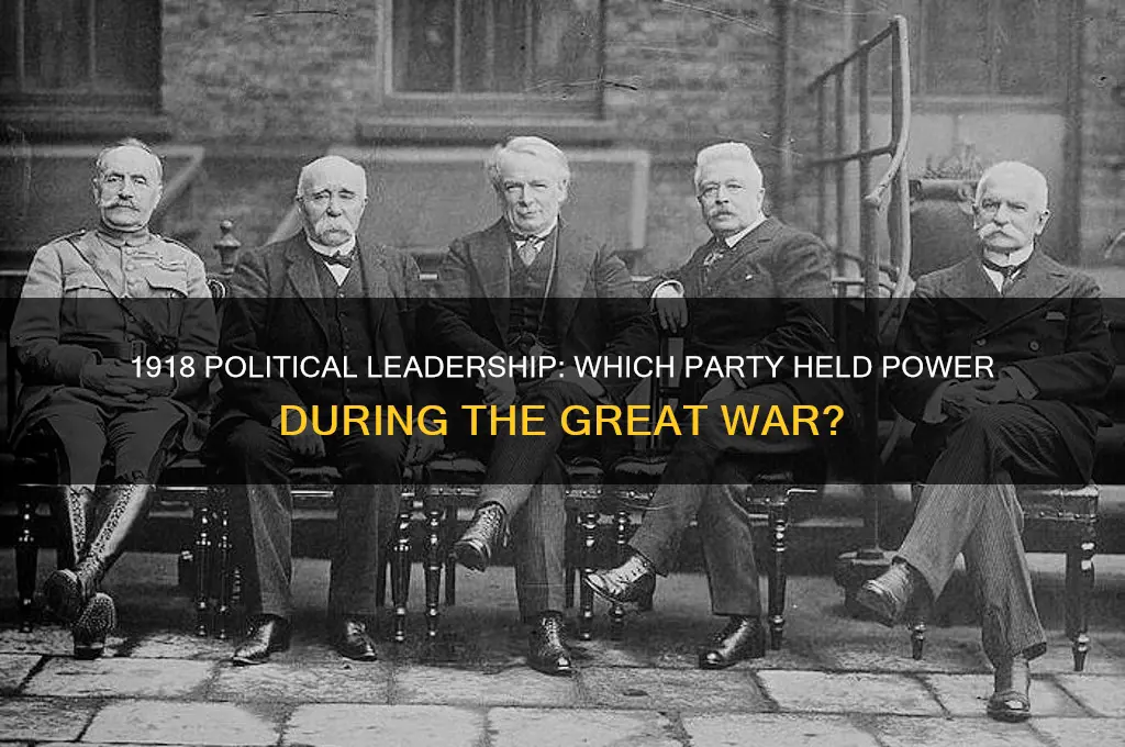 which political party was in power in 1918
