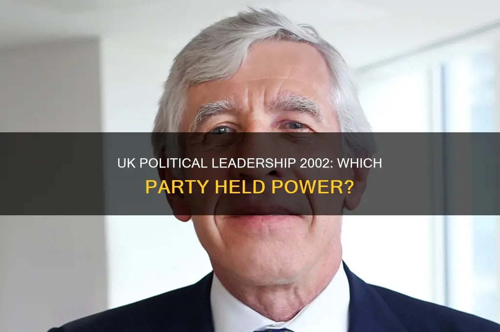 which political party was in power in 2002 uk