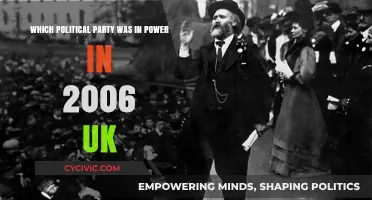 UK Political Leadership: Which Party Held Power in 2006?
