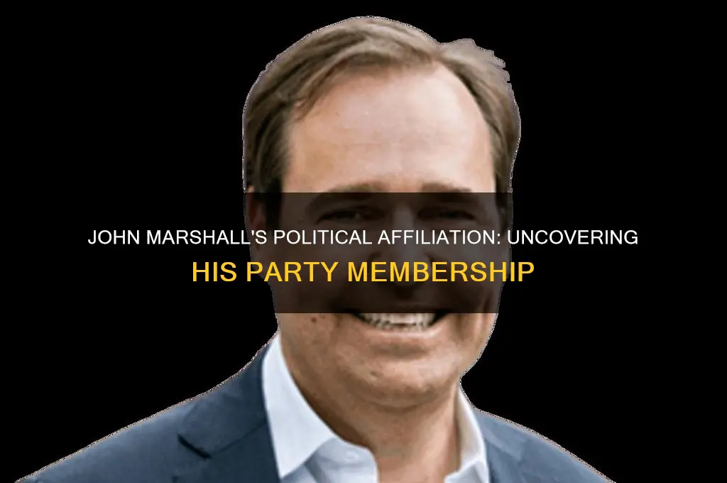 which political party was john marshall part of
