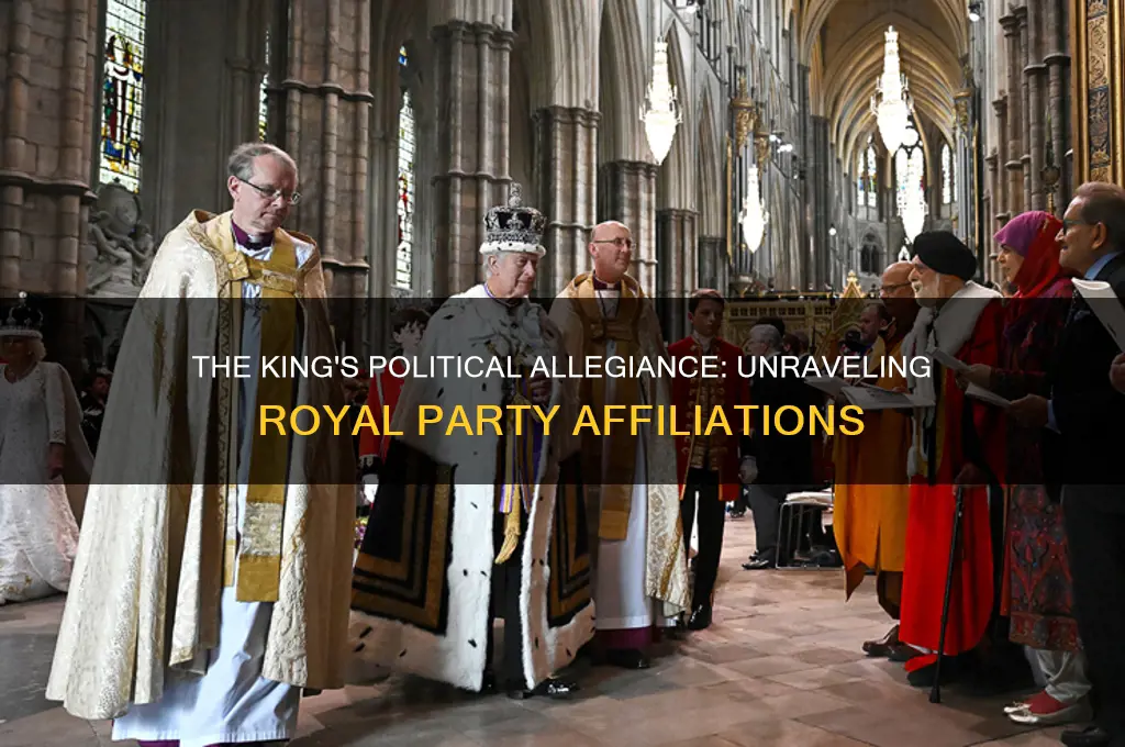 which political party was king associated with