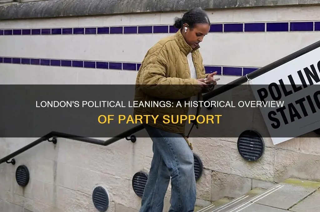 which political party was london noted for supporting