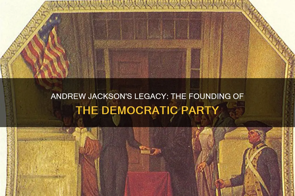 which political party was made by andrew jackson