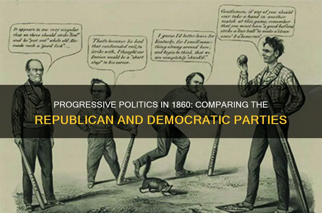 which political party was more progressive in 1860