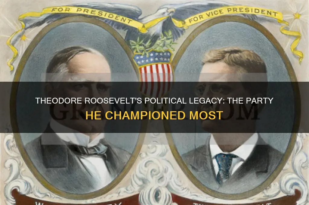 which political party was most closely associated with theodore roosevelt