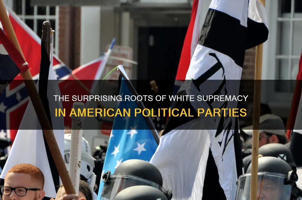which political party was originally pro-white supremacy