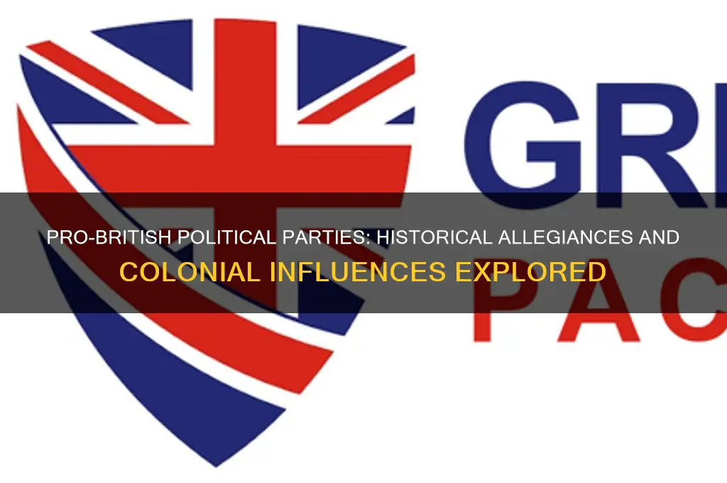 which political party was pro british