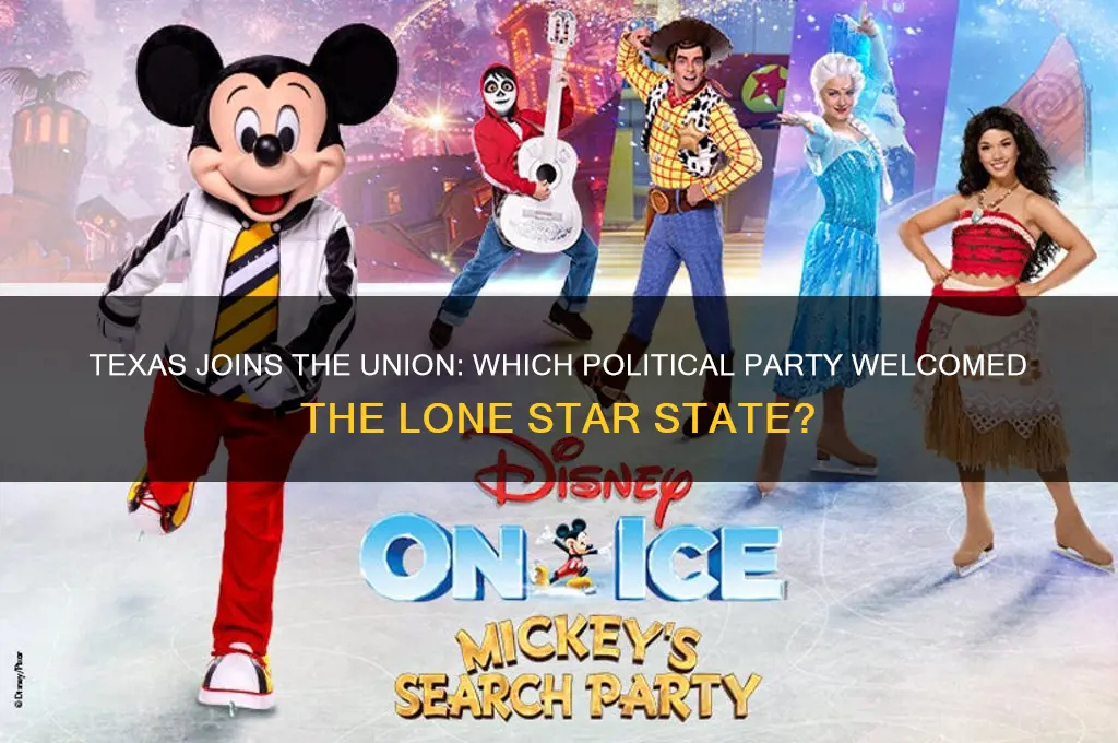 which political party welcomed texas