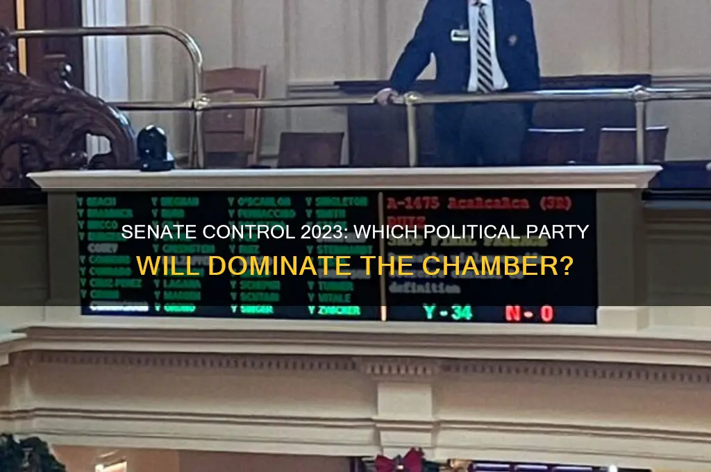 which political party will control the senate