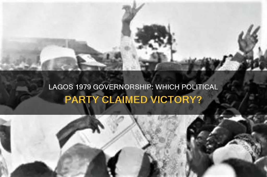 which political party won governorship of lagos in 1979